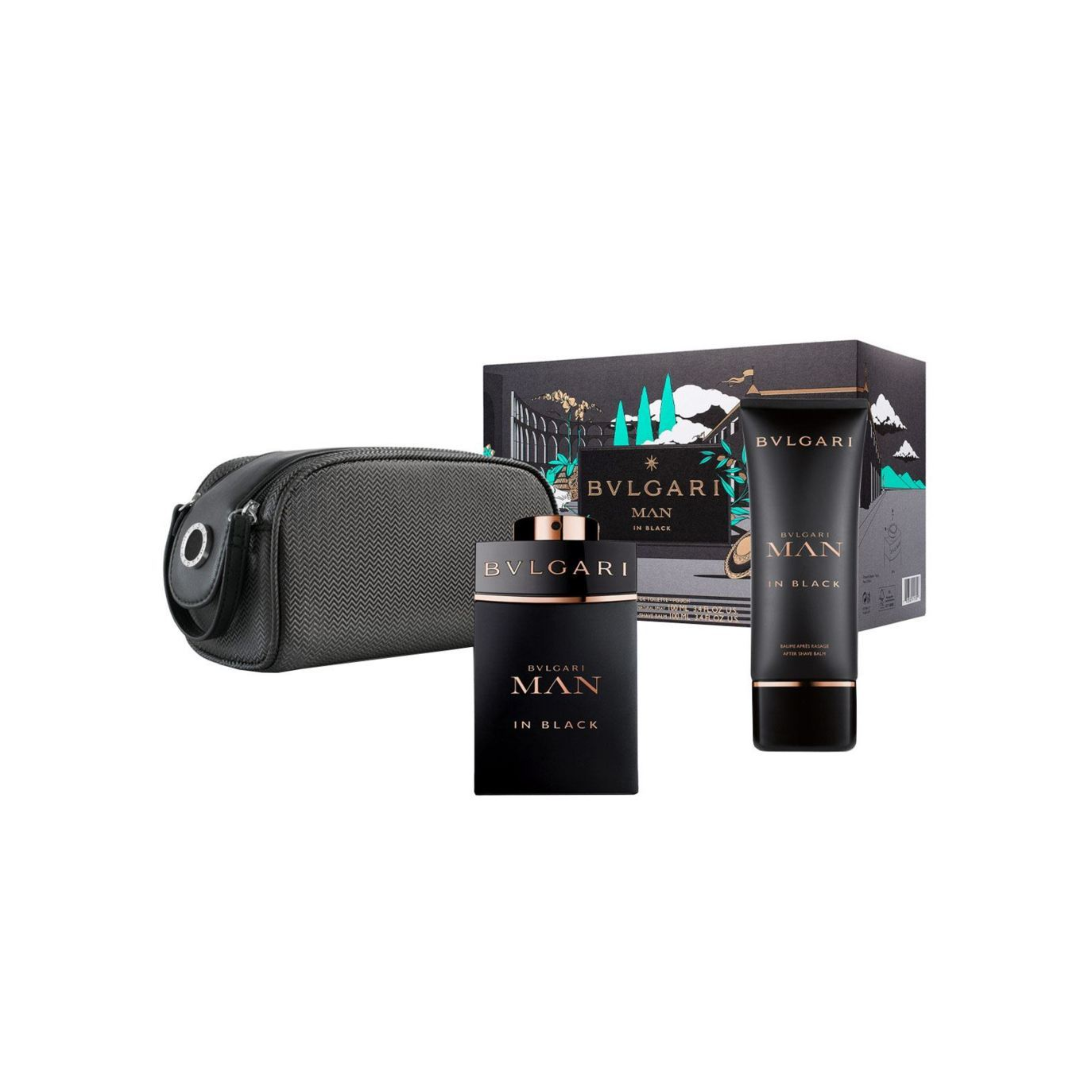 Bvlgari Man In Black Estuche Edp 100ml + 100ml As + Bolsa Hombre