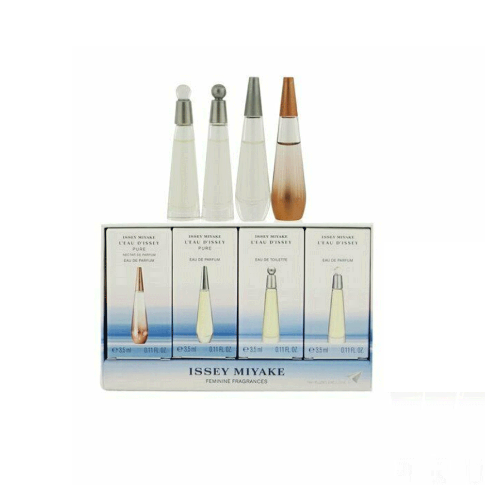 Issey Miyake Mini Set 4 Pcs Pure Nectar+Pure+Isseym I+Isseym Edp 3.5 Ml Mujer Lodoro