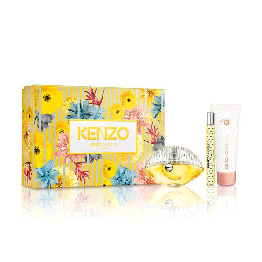 World Power Kenzo Estuche EDP 75 ml +10 ml+ 75 Bl Mujer - Lodoro Perfumes