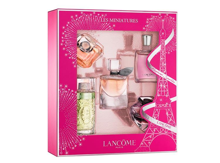 Lancome Mini 5 Piezas (Miracle + La Vie Est Belle + Tresor + Tresor Nuit + O) Estuche Mujer