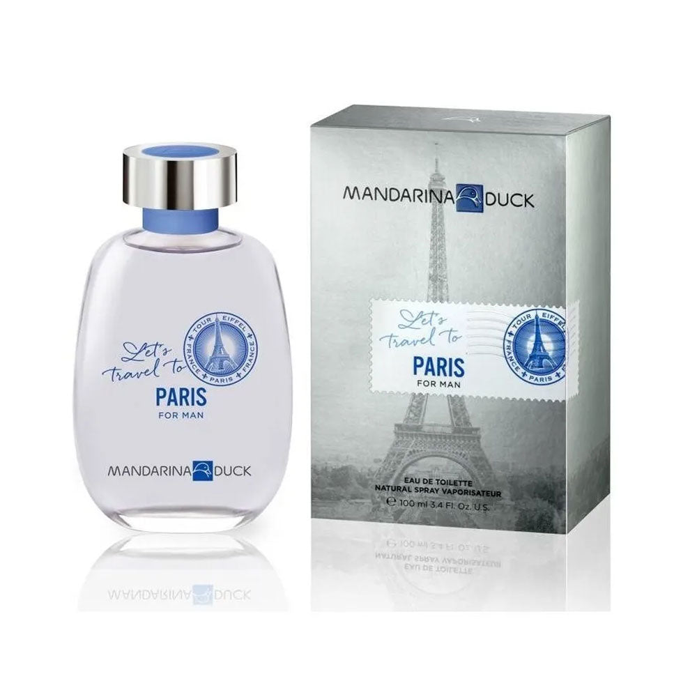 Let's Travel To Paris For Men Mandarina Duck EDT 100 Ml Hombre - Lodoro Perfumes