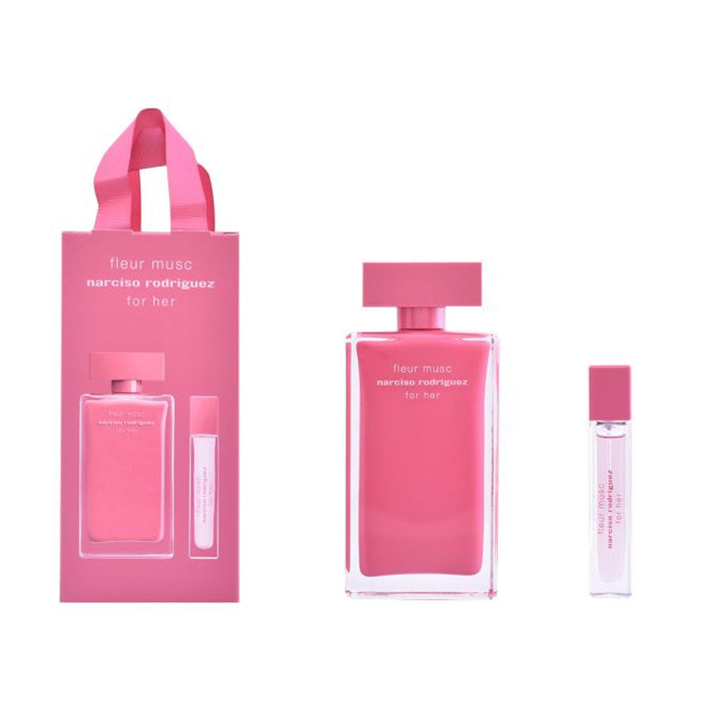 Narciso Rodriguez Fleur Musc Estuche EDP 100Ml + 10Ml Mujer - LODORO PERFUMES