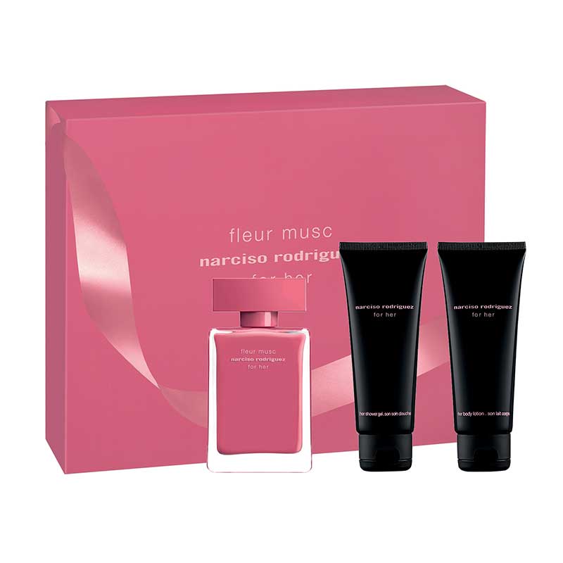 Narciso Rodriguez Fleur Musc Set Edp 50Ml 3 pcs - Lodoro Perfumes
