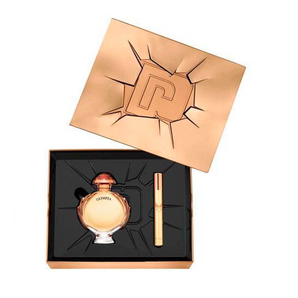 Perfume Original Paco Rabanne Olympea Intense 2 Piezas 80Ml Edp + 10Ml Estuche Mujer