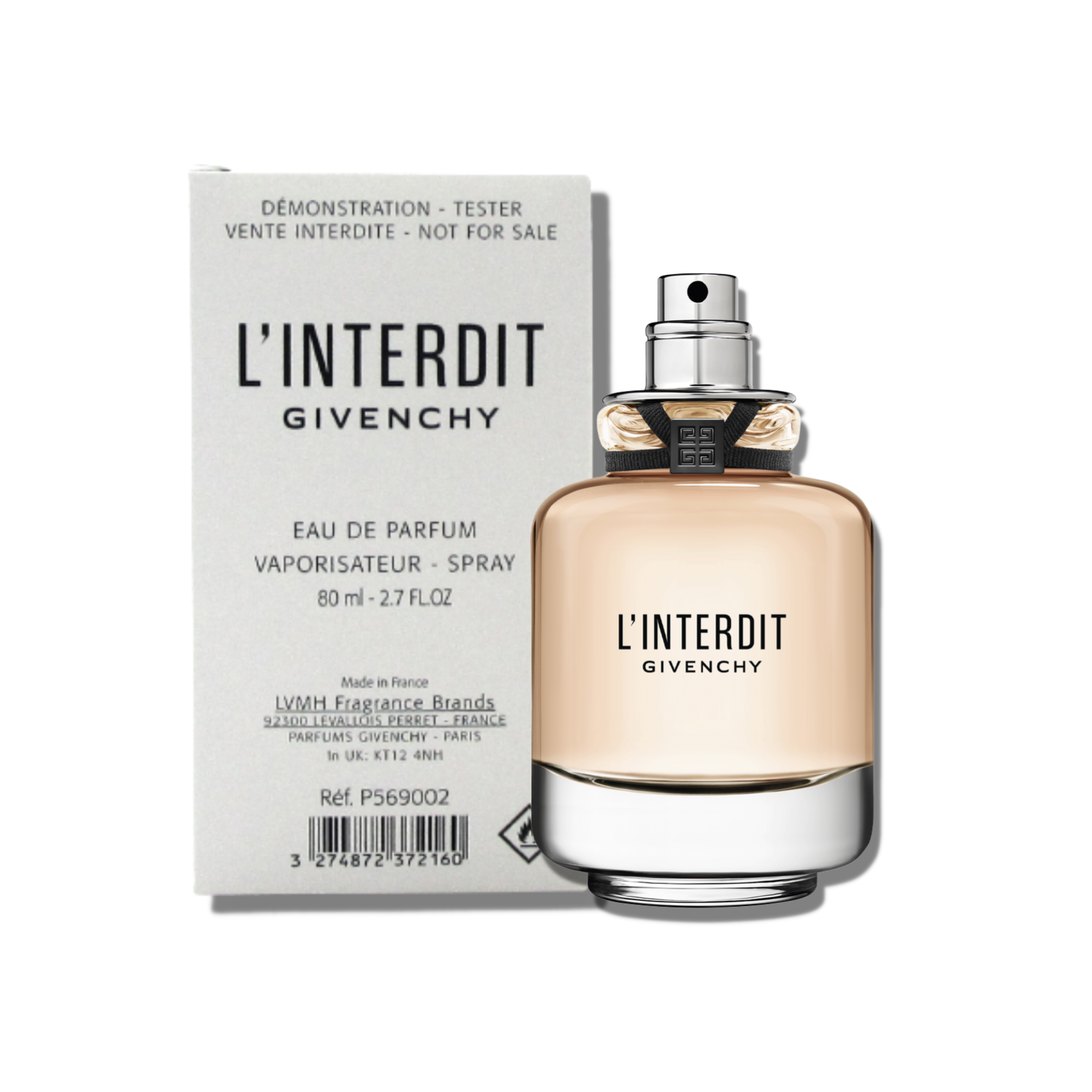 Givenchy L´Interdit EDP 80 Ml Mujer Tester Lodoro