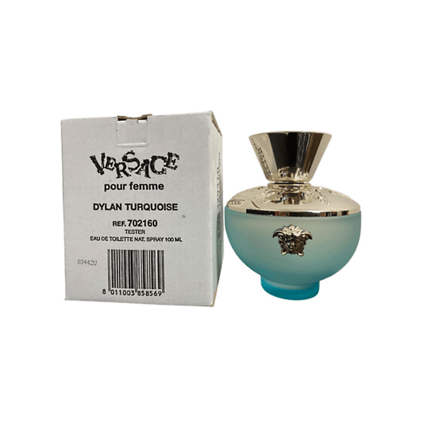 Versace Dylan Turquoise EDT 100 Ml Mujer Tester (Con Tapa ) Lodoro Perfumes