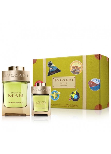 Bvlgari Man Wood Neroli Bvlgari Set EDP 100 Ml +15 Ml Hombre - LODORO PERFUMES