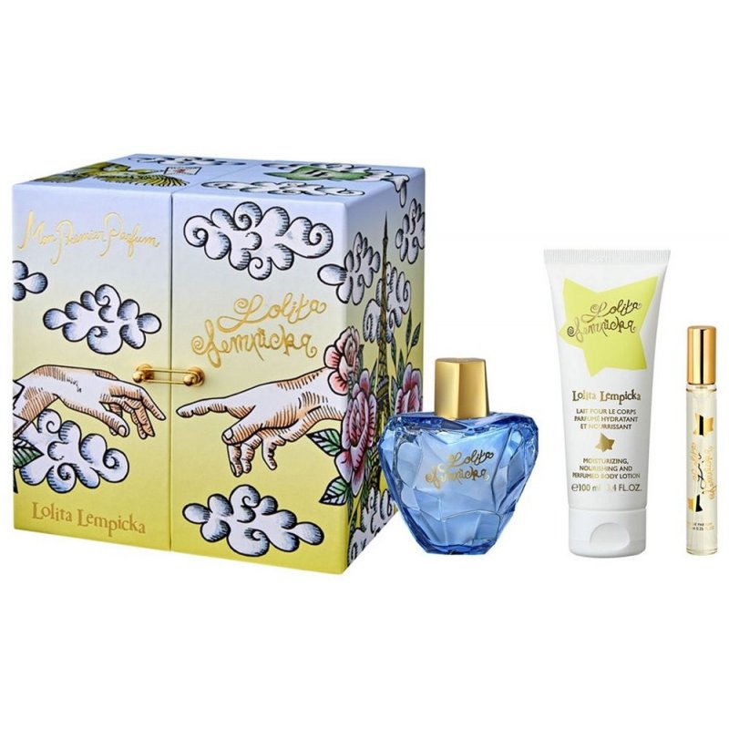 Mon Premier Parfum Lolita Lempicka Set EDP 100 Ml +7,5 Ml + 100 Ml Bl Mujer - Lodoro Perfumes