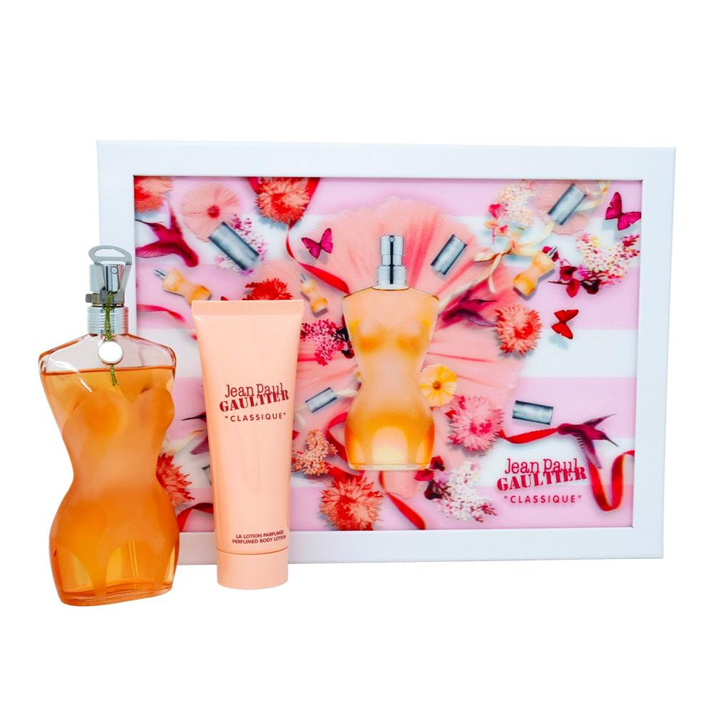 Jean Paul Gaultier Jpg Classique Estuche 2 Piezas 100Ml Edt + 75Ml Bl Mujer - Lodoro Perfumes y Lentes