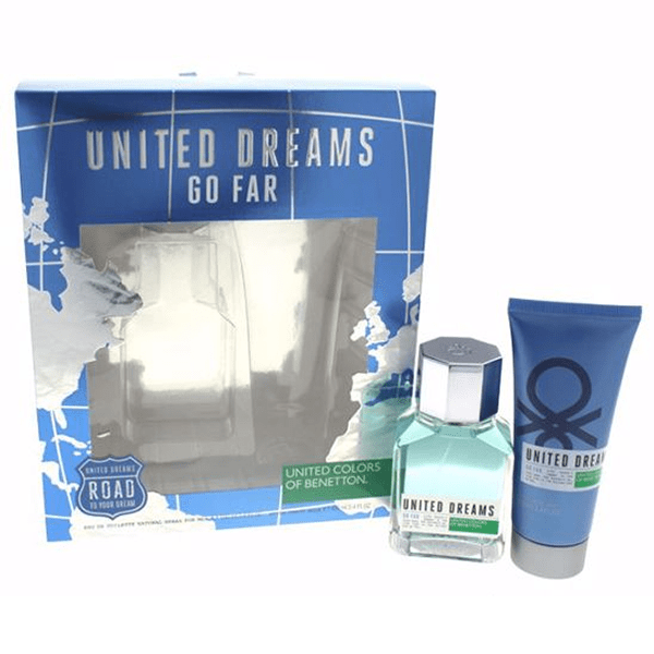 PERFUME GO FAR BY BENETTON EDT 100ML + AFTER SHAVE 100ML ESTUCHE HOMBRE