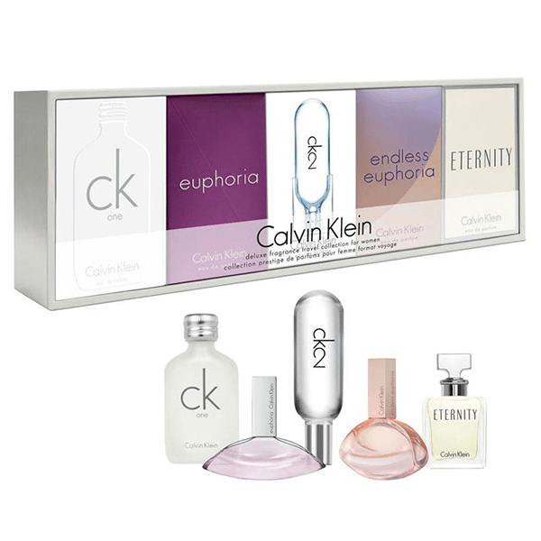 Perfume Original: PERFUME CALVIN KLEIN MINI SET DE 5 X 5ML EDT MUJER
