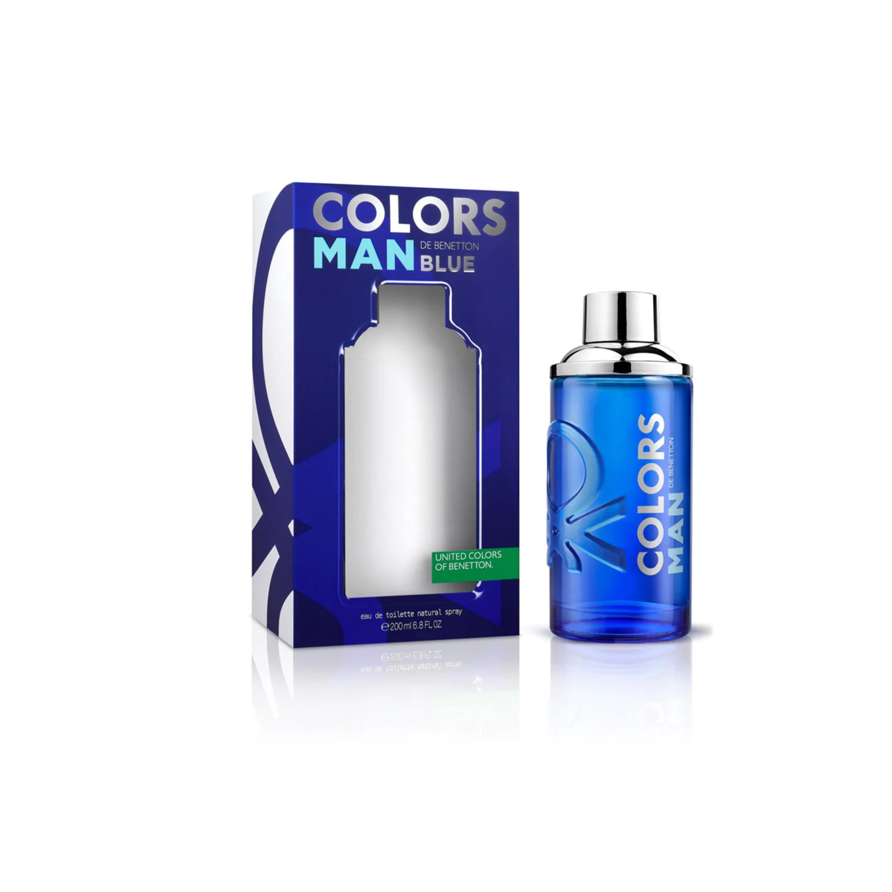 Benetton Colors Man Blue EDT 200 Ml Hombre