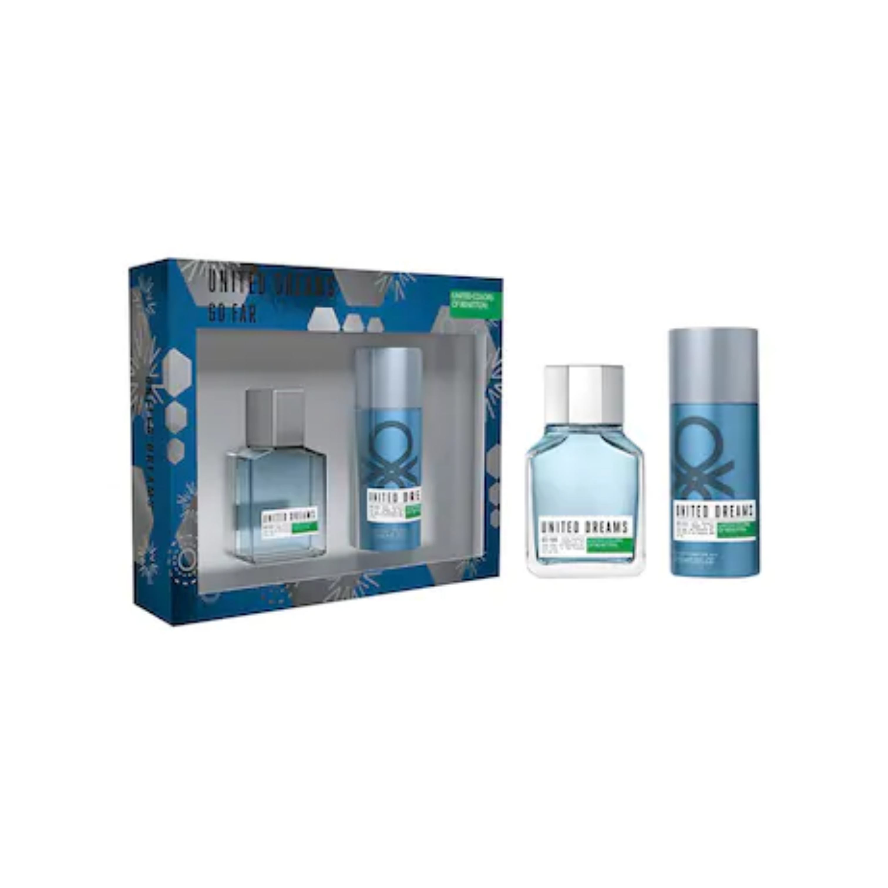 Go Far Benetton EDT 100ML + Desorante 150ML Estuche Hombre