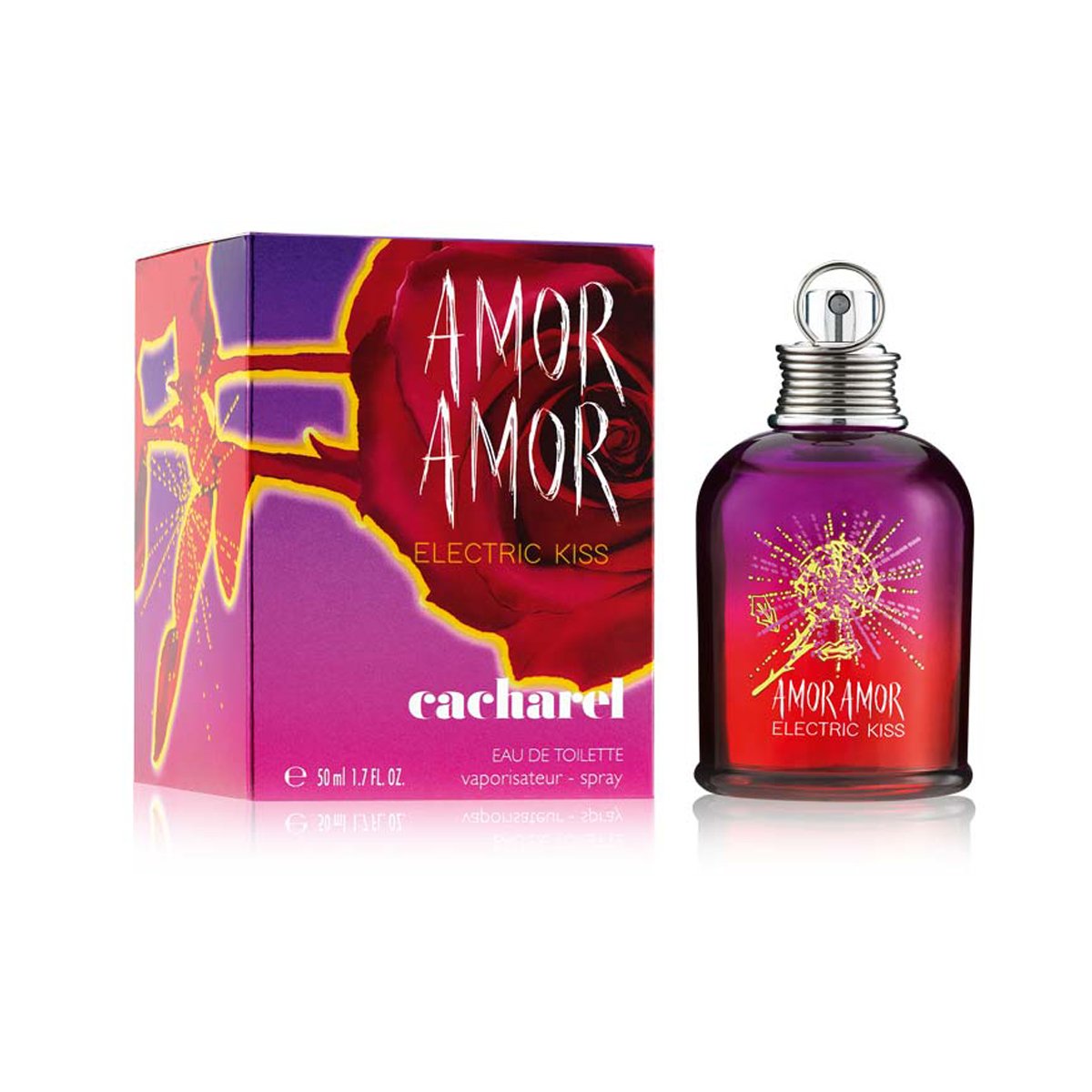Amor Amor Electric Kiss Cacharel EDT 50 Ml Mujer - Lodoro Perfumes
