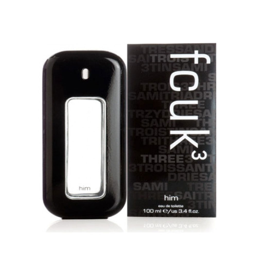 FCUK 3 FCUK EDT 100 Ml Hombre - LODORO PERFUMES