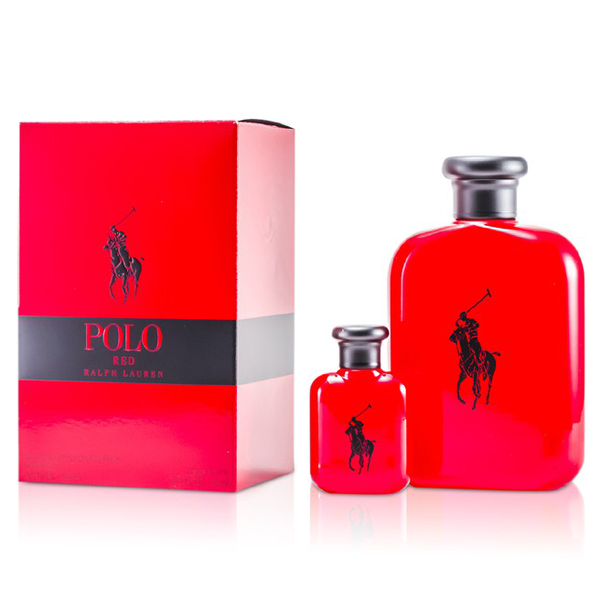 POLO RED BY RALPH LAUREN ESTUCHE EDT 125 ML + 40 ml SET 2 PZS HOMBRE