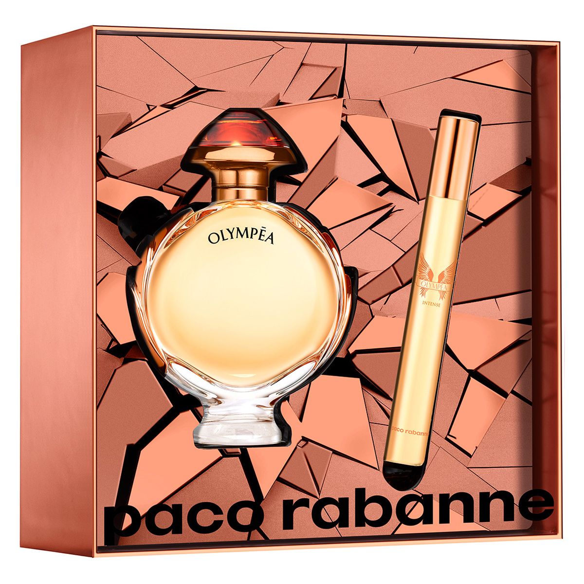 Paco Rabanne Olympea Intense Estuche 2 PZS 50ML EDP + 10ML EDP - Lodoro Perfumes y Lentes