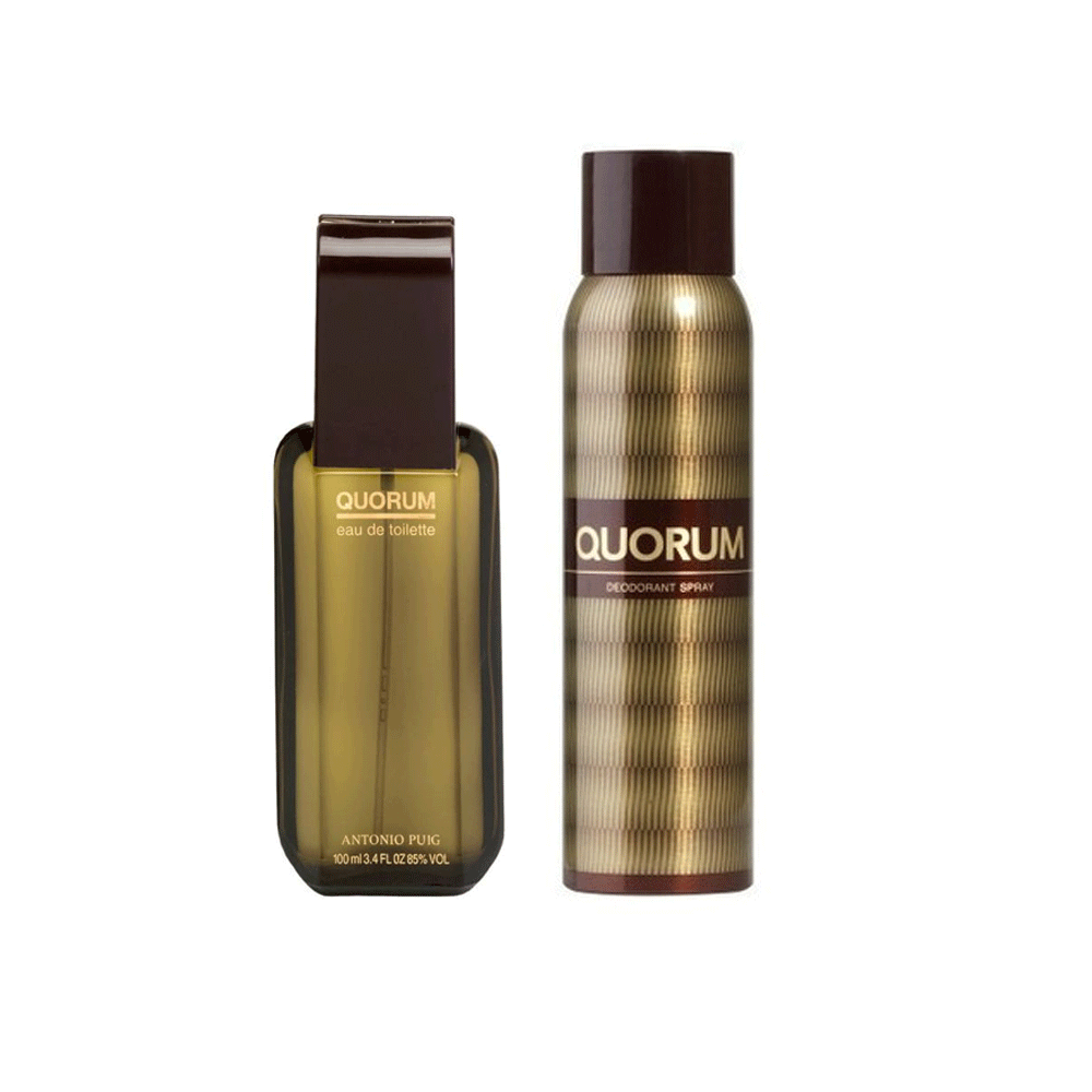 Puig Quorum Estuche Edt 100ml + 150ml Deo Hombre