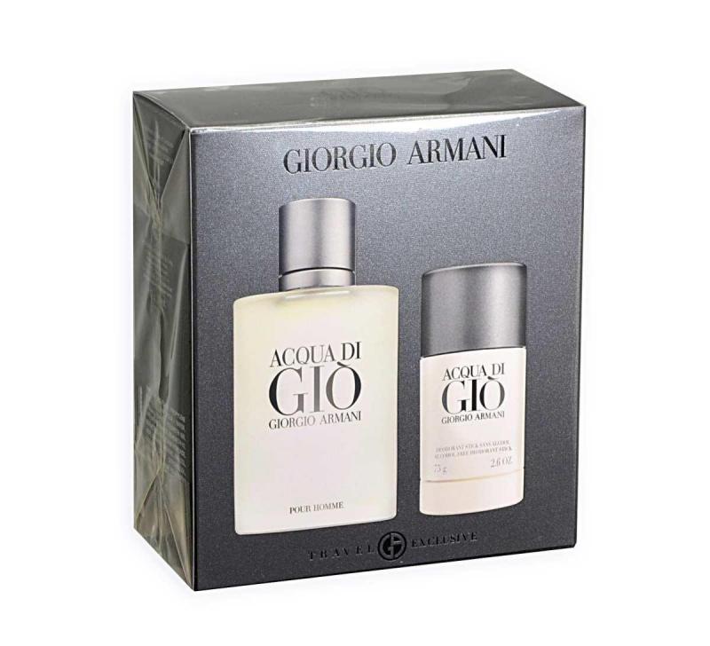 Giorgio Armani Acqua Di Gio Estuche 2 Piezas EDT 100ML + 75ML Deo Hombre - Lodoro Perfumes y Lentes